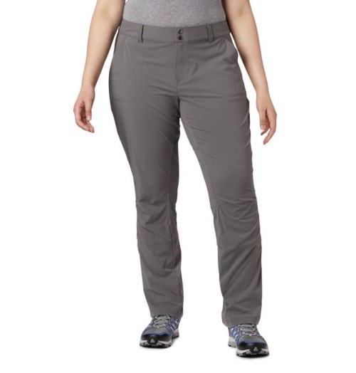 Pantaloni Columbia Saturday Trail Stretch Dama Gri | Plus Size SEM801AZQ